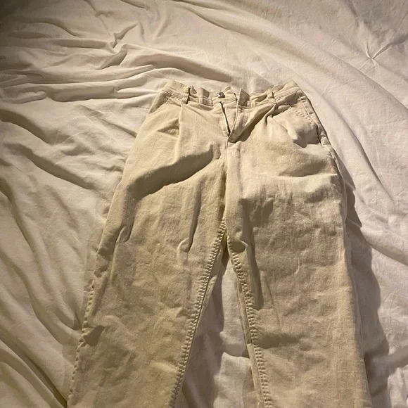 Oak and Fort pleated pants (beige) - Picture 4 of 7